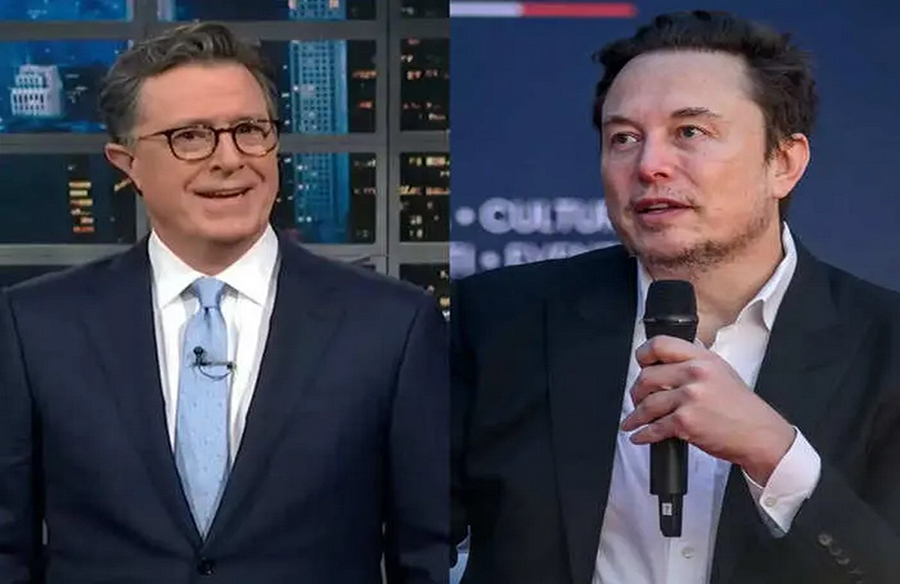 Stephen Colbert Parodies Elon Musk’s Drama with Don Lemon